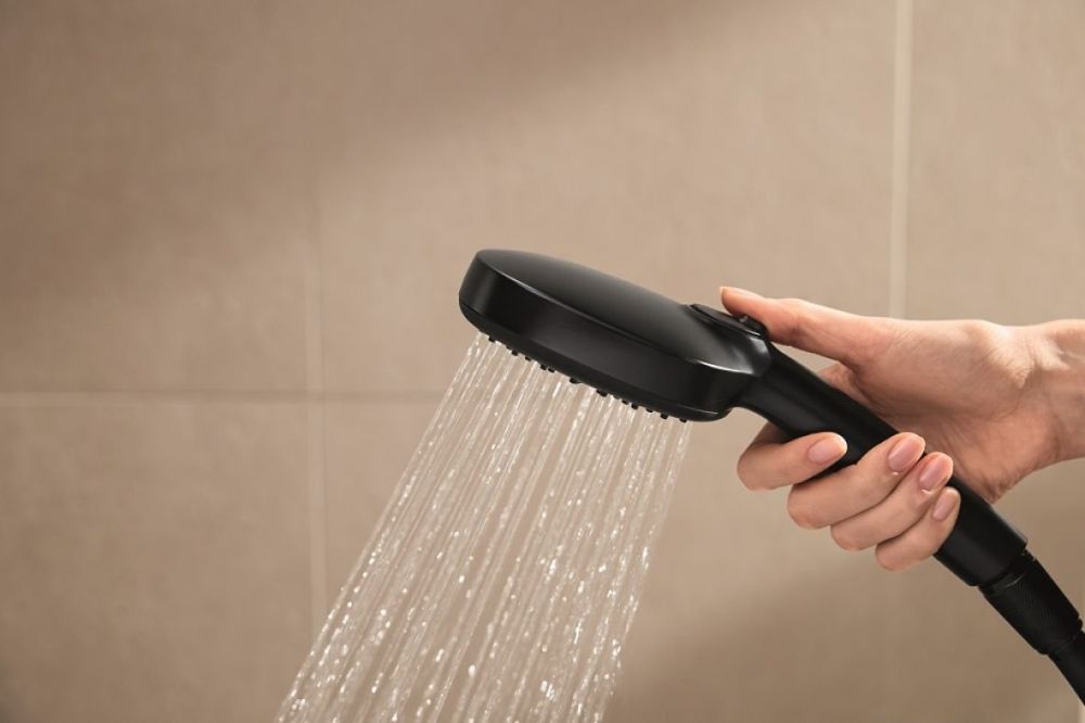 Душова система з термостатом Grohe Vitalio Comfort 110 чорний матовий 266962431