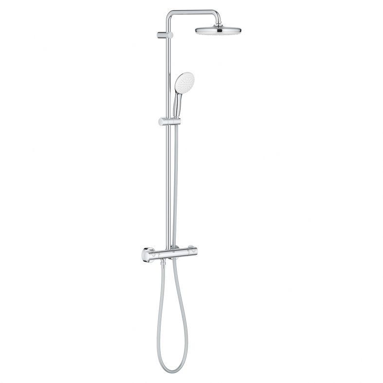 Душевая система с термостатом Grohe Tempesta хром 26811001