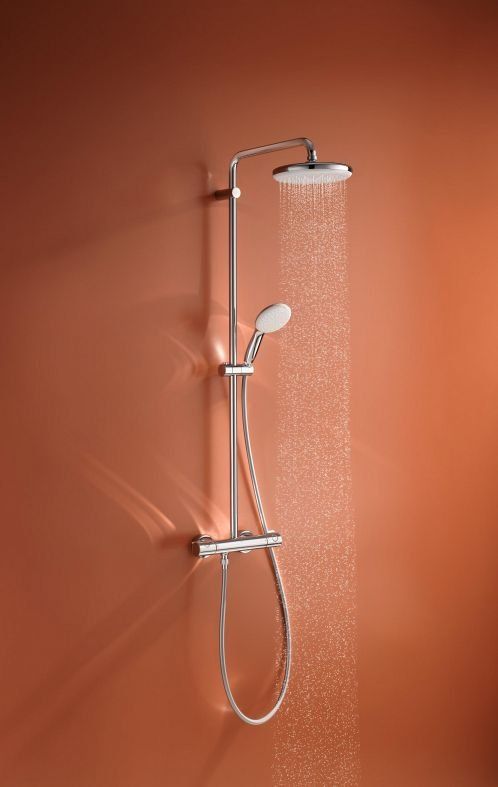 Душевая система с термостатом Grohe Tempesta хром 26811001