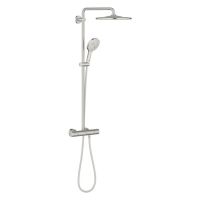 Душова система з термостатом Grohe Rainshower SmartActive суперсталь 26836DC0