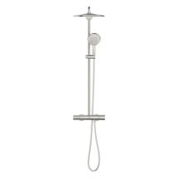 Душова система з термостатом Grohe Rainshower SmartActive суперсталь 26836DC0