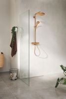 Душова система з термостатом Grohe Rainshower SmartActive теплий захід сонця матовий 26836DL0