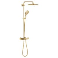 Душевая система с термостатом Grohe Rainshower SmartActive холодный рассвет 26836GL0