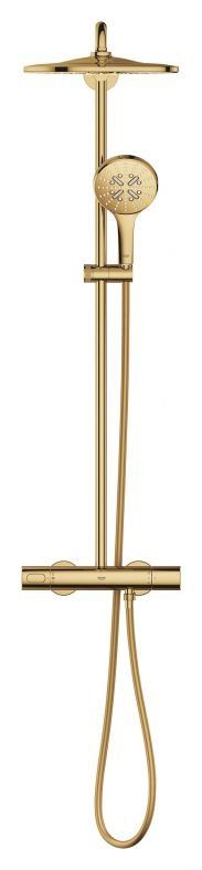 Душевая система с термостатом Grohe Rainshower SmartActive холодный рассвет 26836GL0
