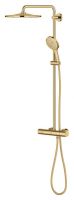 Душевая система с термостатом Grohe Rainshower SmartActive холодный рассвет 26836GL0