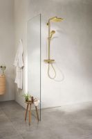 Душевая система с термостатом Grohe Rainshower SmartActive холодный рассвет 26836GL0