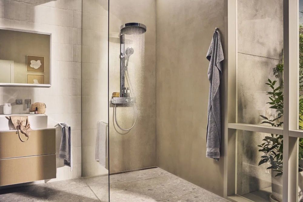 Душова система з термостатом Hansgrohe Rainfinity хром 26853000