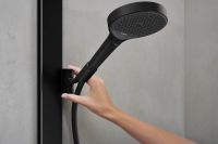 Душевая система с термостатом Hansgrohe Rainfinity черный матовый 26853670