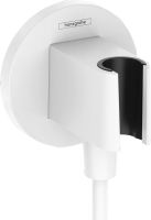 Шланговое подключение Hansgrohe Fixfit S белый матовый 26888700