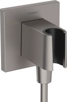 Шлангове підключення Hansgrohe Fixfit E чорний матовий хром 26889340