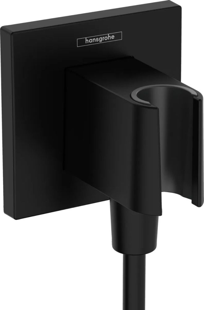 Шланговое подключение Hansgrohe Fixfit E черный матовый 26889670