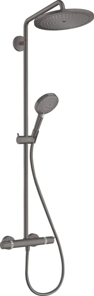 Душевая система с термостатом Hansgrohe Croma Select S черный матовый хром 26890340