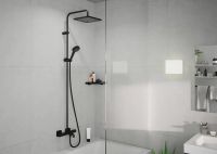 Душова система з термостатом Hansgrohe Vernis Shape чорний матовий 26900670