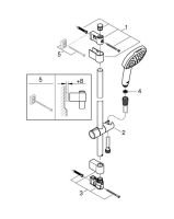 Душовий гарнітур Grohe Tempesta Cube 110 хром 26908003