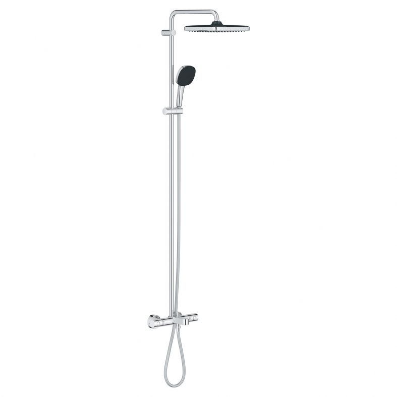 Душова система з термостатом Grohe Vitalio Comfort 110 хром 26984001