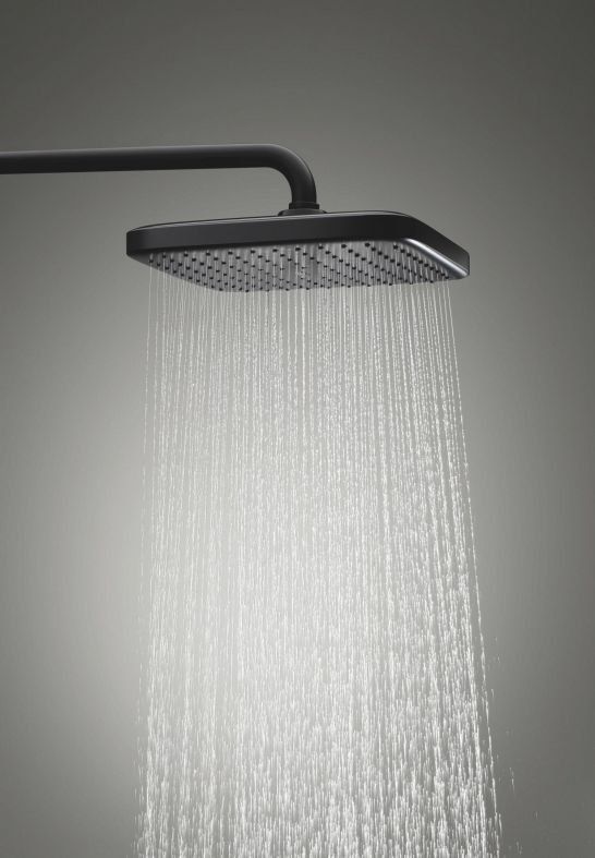 Душова система з термостатом Grohe Vitalio Comfort 110 чорний матовий 269842431