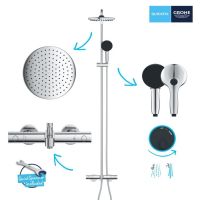 Душова система з термостатом Grohe Vitalio Start 110 хром 26988001