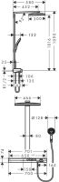Душова система з термостатом Hansgrohe Rainmaker Select хром 27029400