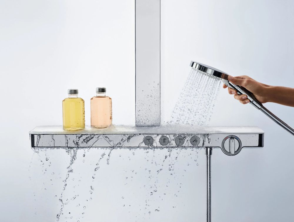 Душова система з термостатом Hansgrohe Rainmaker Select хром 27106400