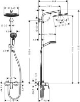 Душова система Hansgrohe Crometta S хром 27269000