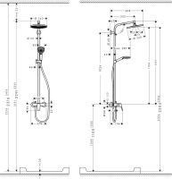 Душова система Hansgrohe Crometta S хром 27269000