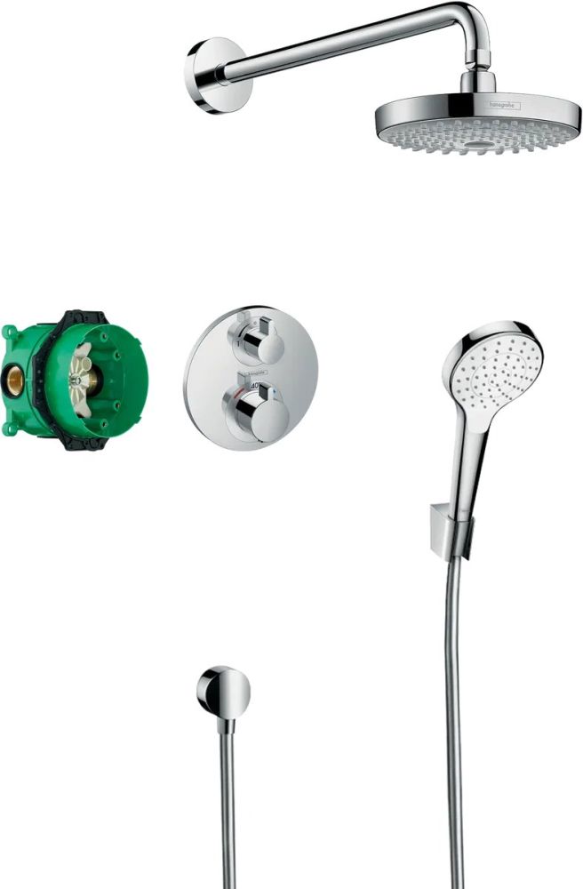 Душевая система скрытого монтажа Hansgrohe Croma Select хром 27295000