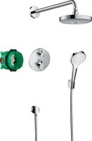 Душевая система скрытого монтажа Hansgrohe Croma Select хром 27295000