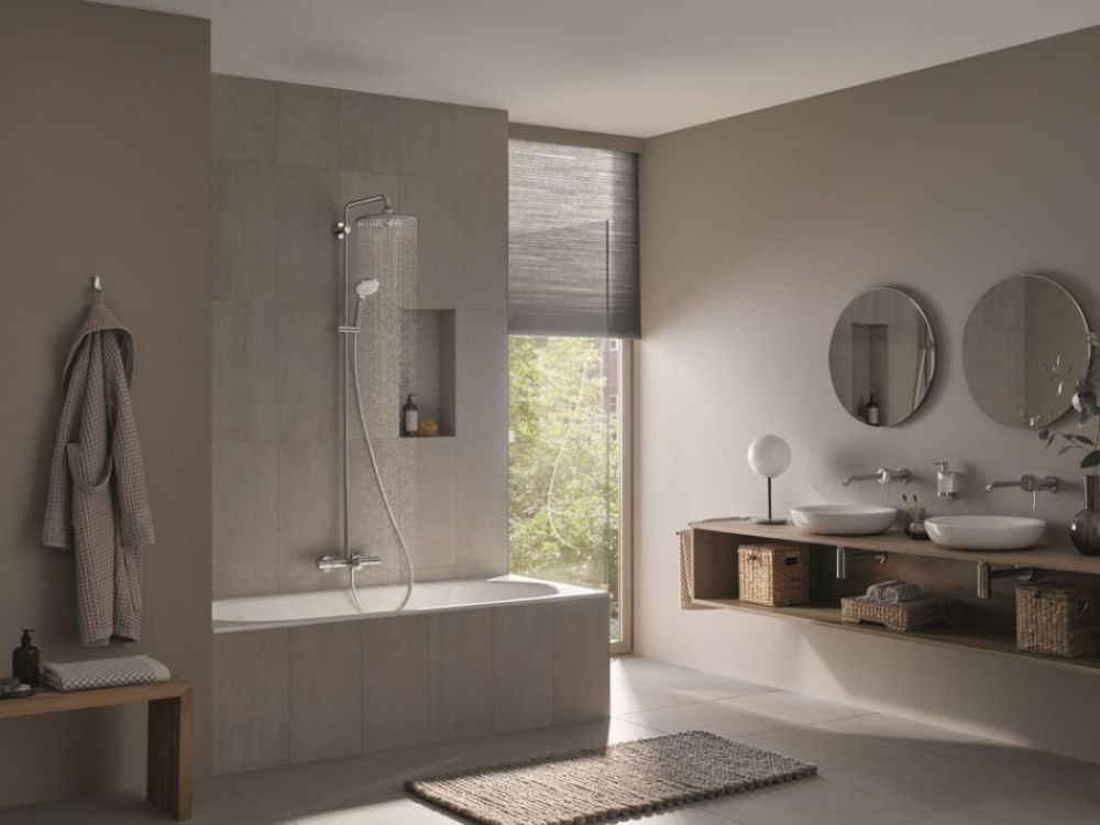 Душова система з термостатом Grohe Euphoria хром 27475002
