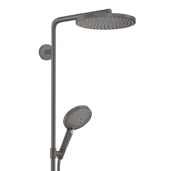Душова система з термостатом Hansgrohe Raindance Select чорний матовий хром 27633340