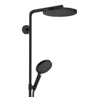 Душова система з термостатом Hansgrohe Raindance Select чорний матовий 27633670