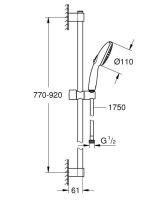 Душовий гарнітур Grohe Tempesta 110 хром 27646003
