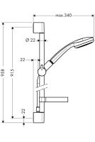 Душовий гарнітур Hansgrohe Croma хром 27724000