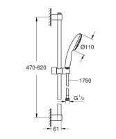 Душовий гарнітур Grohe Tempesta 110 хром 27853003