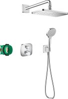 Душова система прихованого монтажу Hansgrohe Croma E хром 27953000