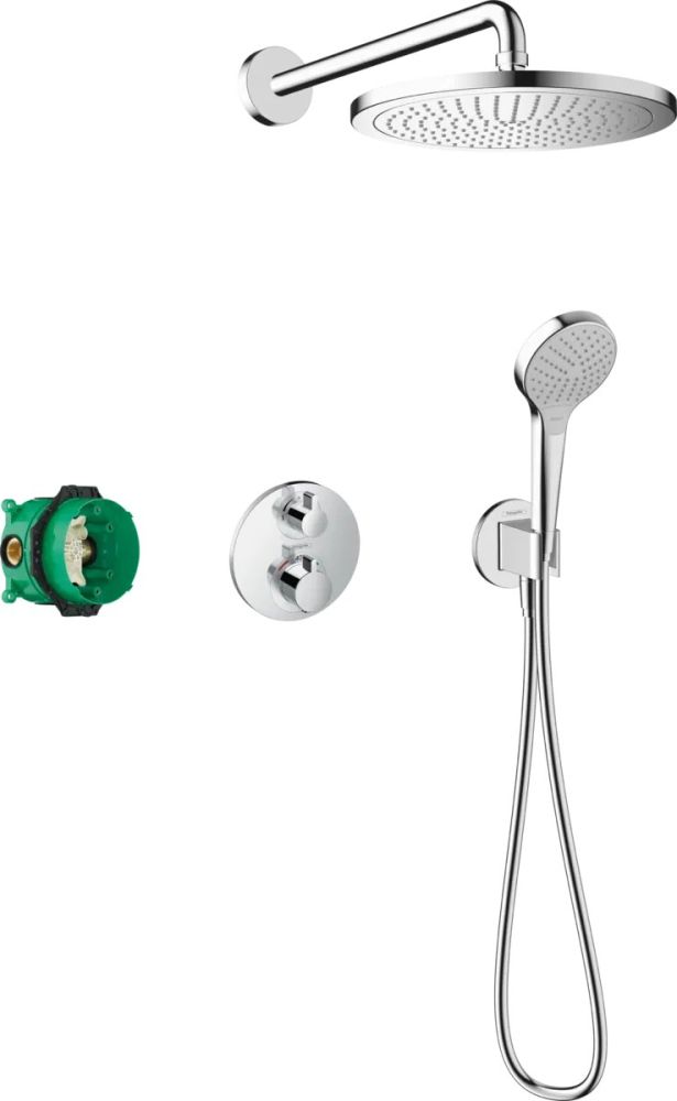 Душевая система скрытого монтажа Hansgrohe Croma хром 27954000