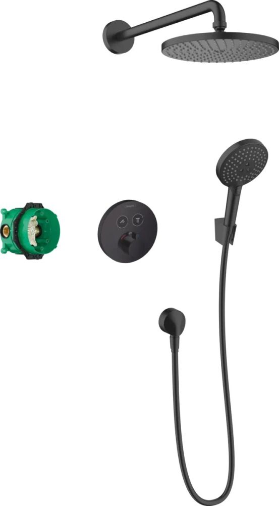 Душова система прихованого монтажу Hansgrohe Raindance S чорний матовий 27959670