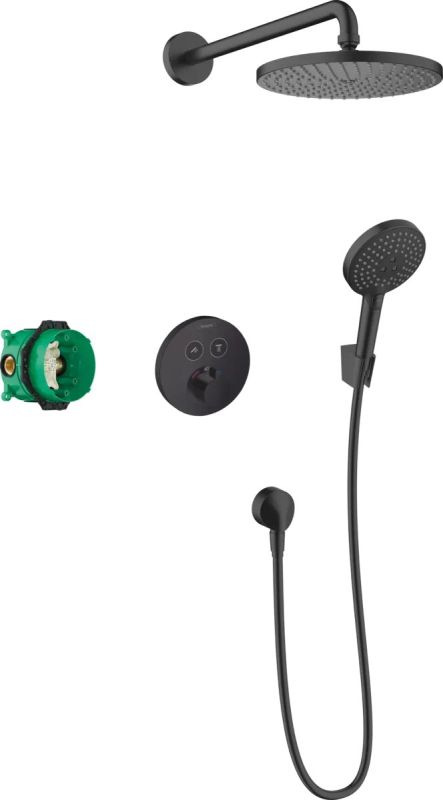 Душова система прихованого монтажу Hansgrohe Raindance S чорний матовий 27959670