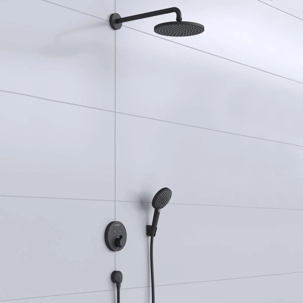 Душова система прихованого монтажу Hansgrohe Raindance S чорний матовий 27959670
