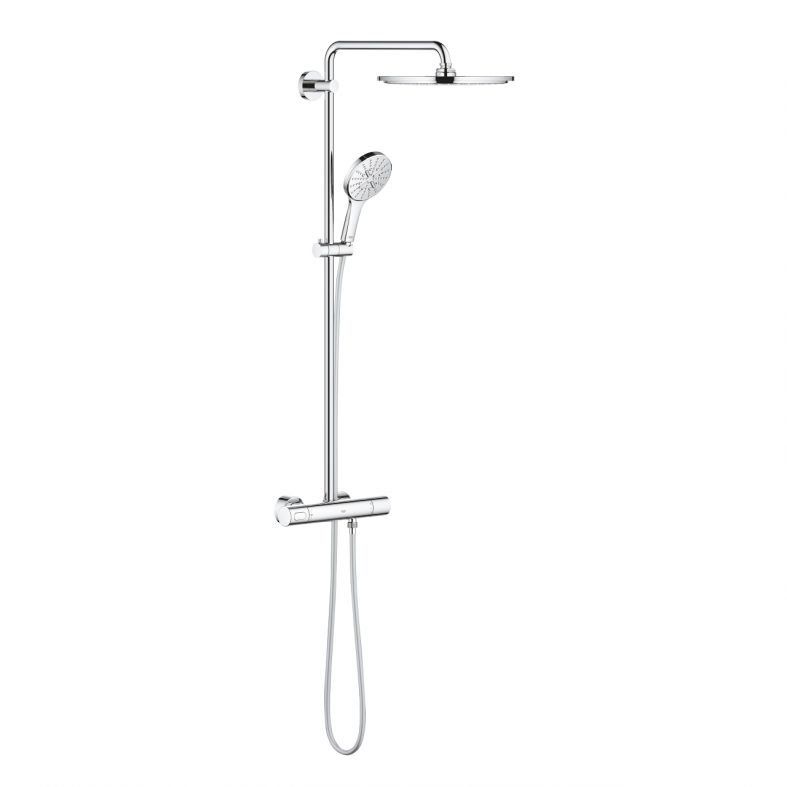 Душевая система с термостатом Grohe Rainshower SmartActive хром 27966001