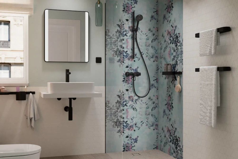 Душевой гарнитур Hansgrohe Activera черный матовый 28044670