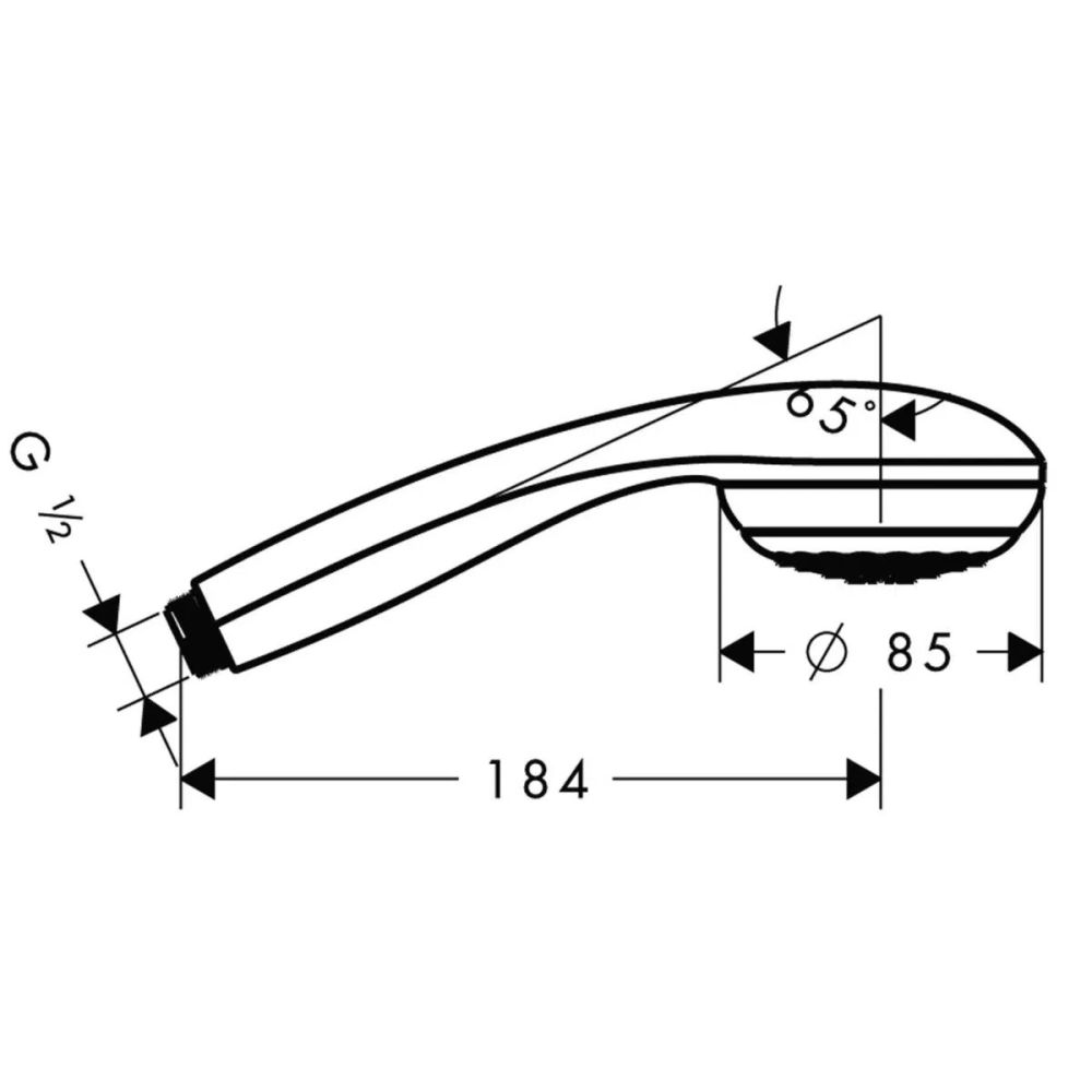 Ручний душ Hansgrohe Crometta хром 28561000