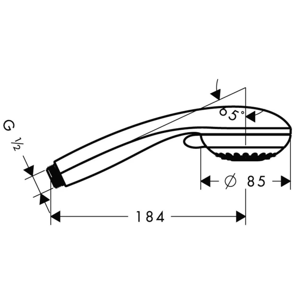 Ручний душ Hansgrohe Crometta хром 28562000