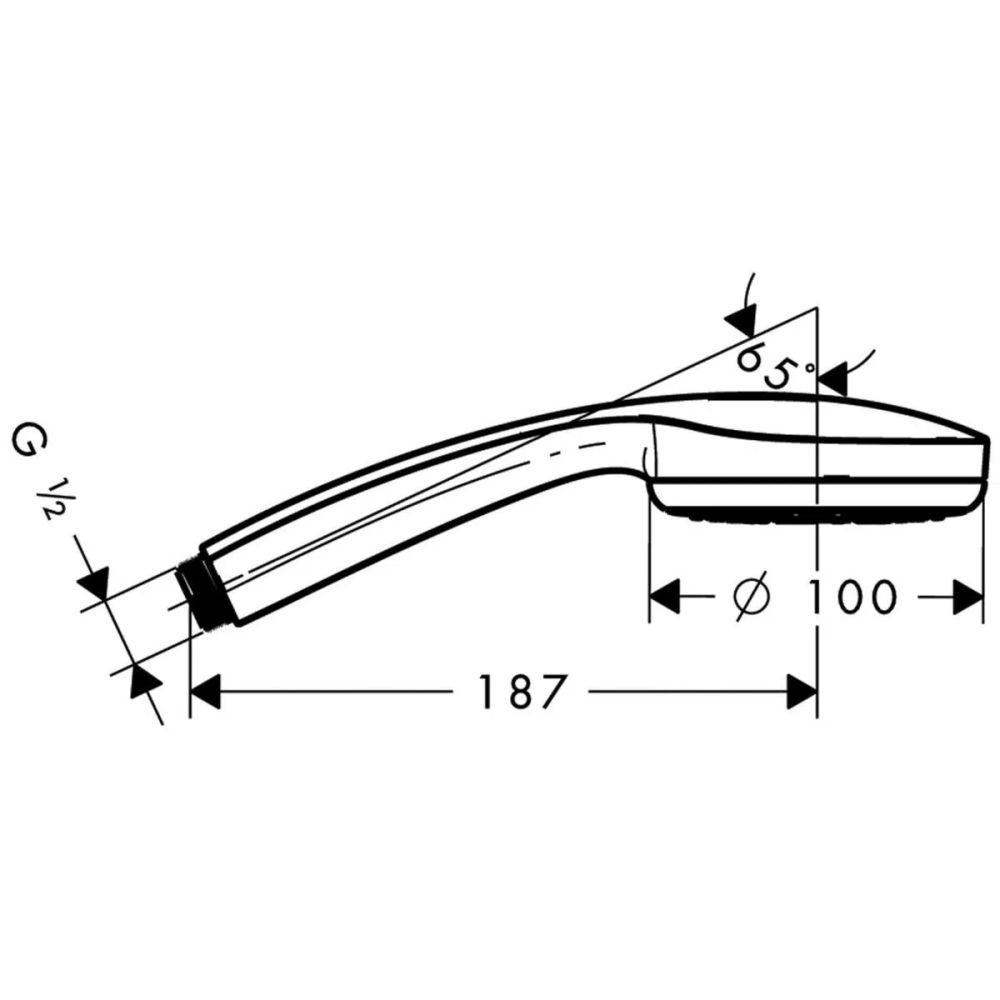 Ручний душ Hansgrohe Croma хром 28583000