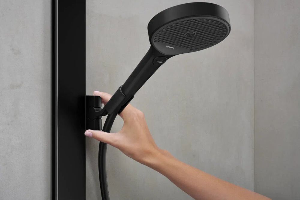 Душова система з термостатом Hansgrohe Rainfinity чорний матовий 28742670