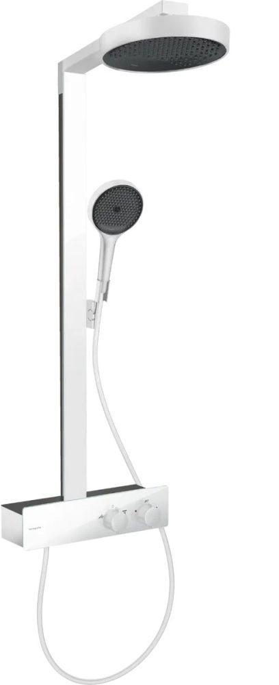 Душевая система с термостатом Hansgrohe Rainfinity белый матовый 28742700
