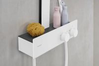 Душевая система с термостатом Hansgrohe Rainfinity белый матовый 28742700