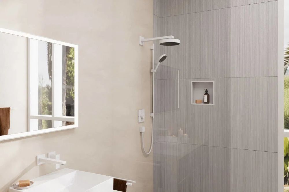 Душовий гарнітур Hansgrohe Rainfinity білий матовий 28743700