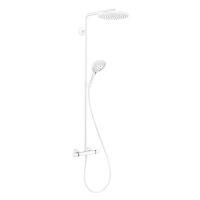 Душевая система с термостатом Hansgrohe Raindance S белый матовый 28825700