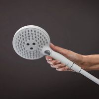 Душевая система с термостатом Hansgrohe Raindance S белый матовый 28825700