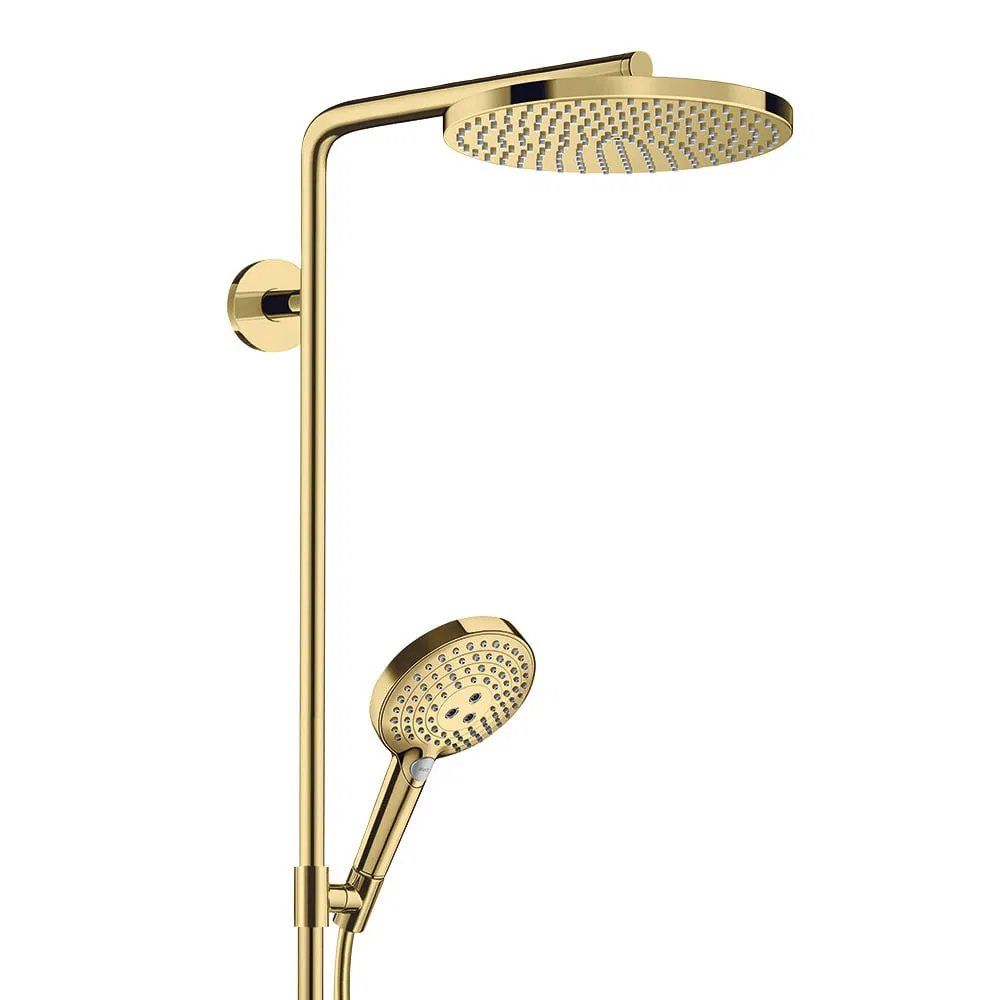 Душевая система с термостатом Hansgrohe Raindance S золото 28825990